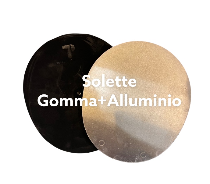 Solette Tecnoplastica Gomma - Alluminio