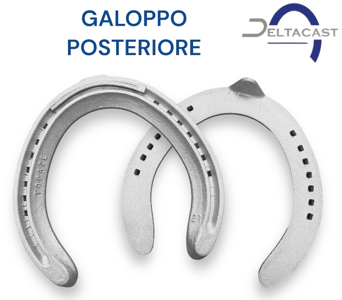 Deltacast TOPAZE Galoppo Alluminio Hind una Clip