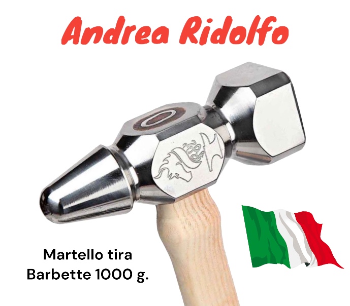Ridolfo Martello Penna Tira Barbette gr. 1000