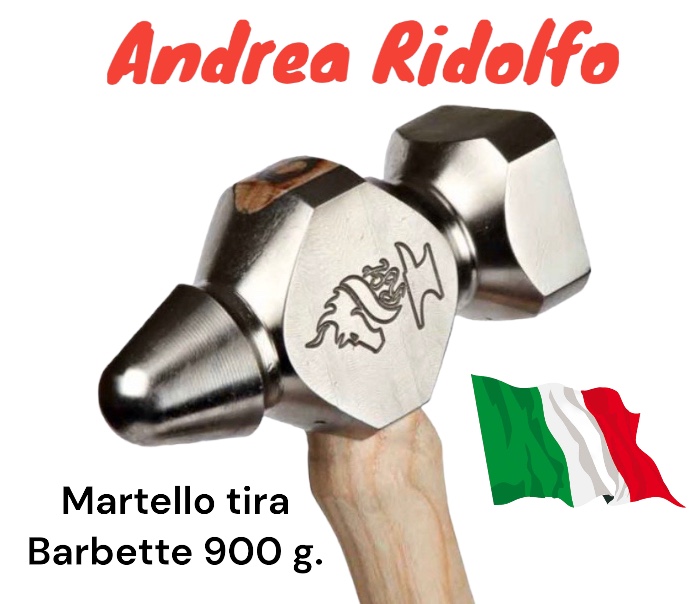 Ridolfo Martello Penna Tira Barbette gr.900