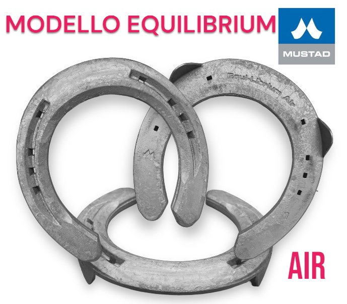 Mustad Ferro EQUI-LIBRIUM AIR 21/24x8 due Clip Front