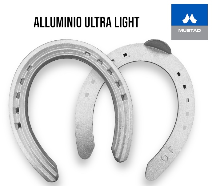 Mustad ULTRA LIGHT Trotto Alluminio con clip Front