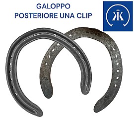 Kerckhaert KINGS DR Galoppo Ferro 16x8 Hind una Clip