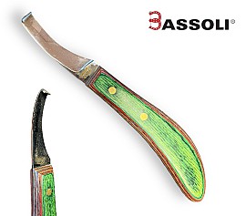 Bassoli Coltello Inglese RICKY Sinistro Lama Dritta