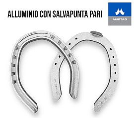 Mustad SALVAPUNTA PARI rigato Trotto Alluminio Hind