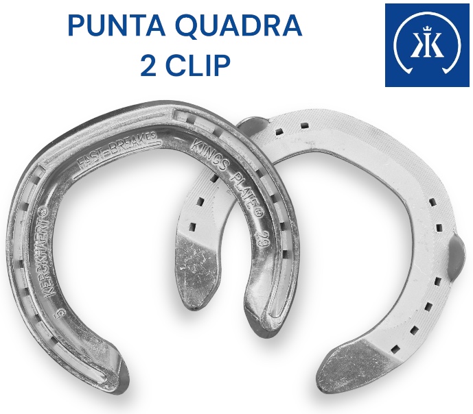 Kerckhaert FAST BREACK Galoppo Alluminio Punta Quadra due Clip Front