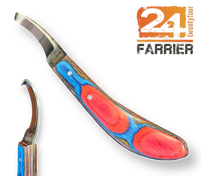 24 Farrier Coltello da Maniscalco Destro Cut point Drop