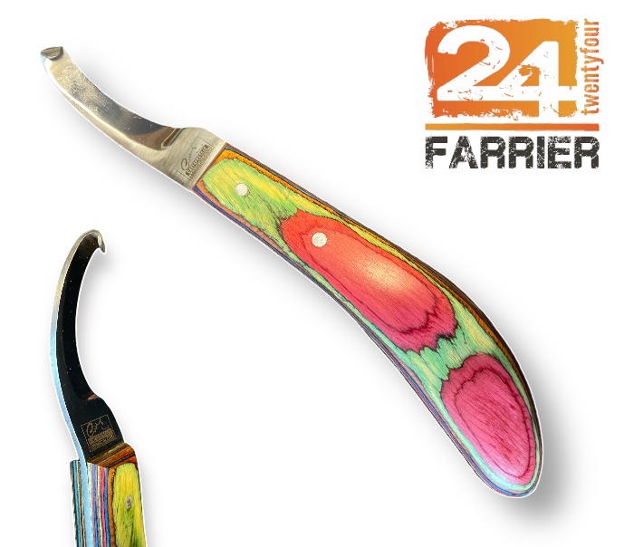 24 Farrier Coltello da Maniscalco Sinistro Cut point Drop