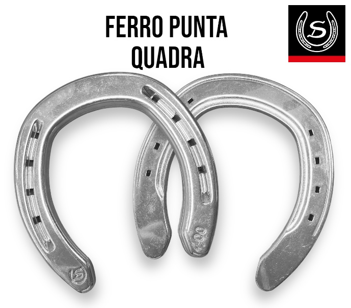 Ferri di cavallo in Alluminio Punta quadra FAS-QHFA Double S