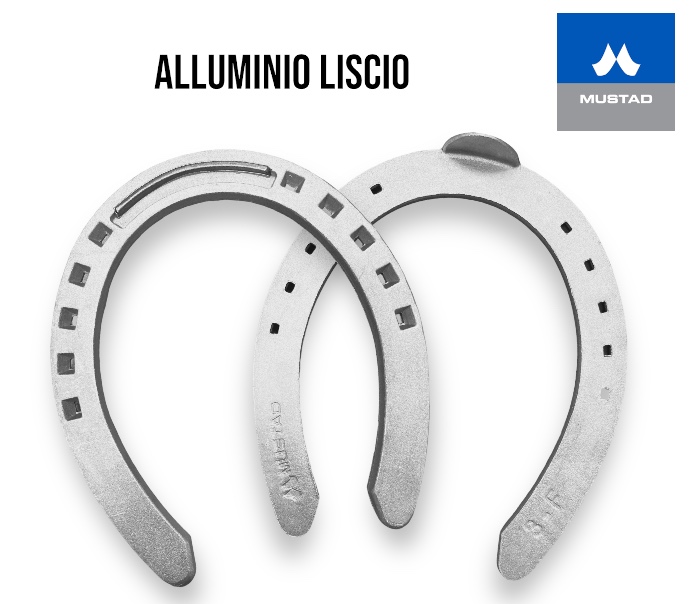 Mustad LISCIO Trotto Alluminio con clip Front